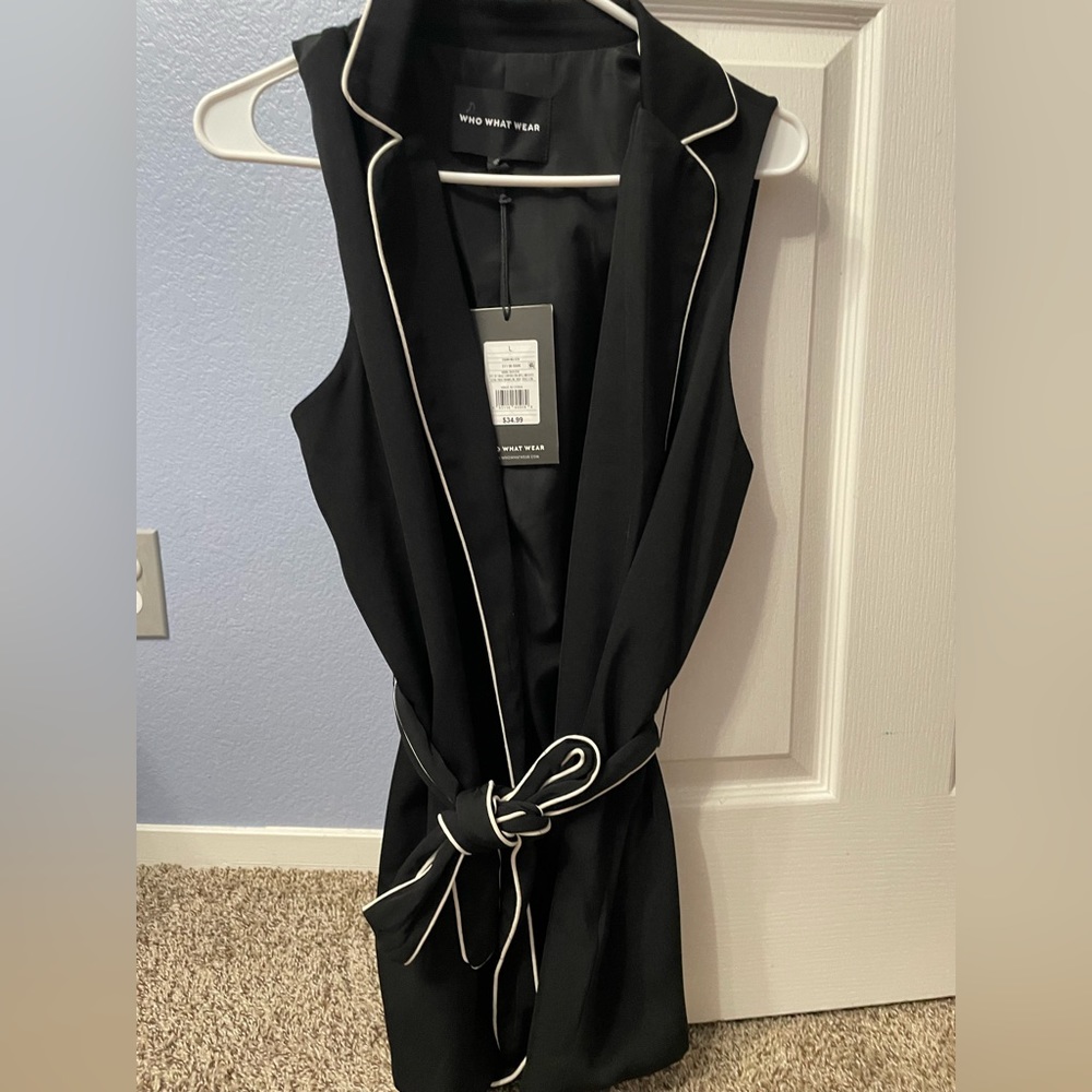 Who What Wear Black Vest